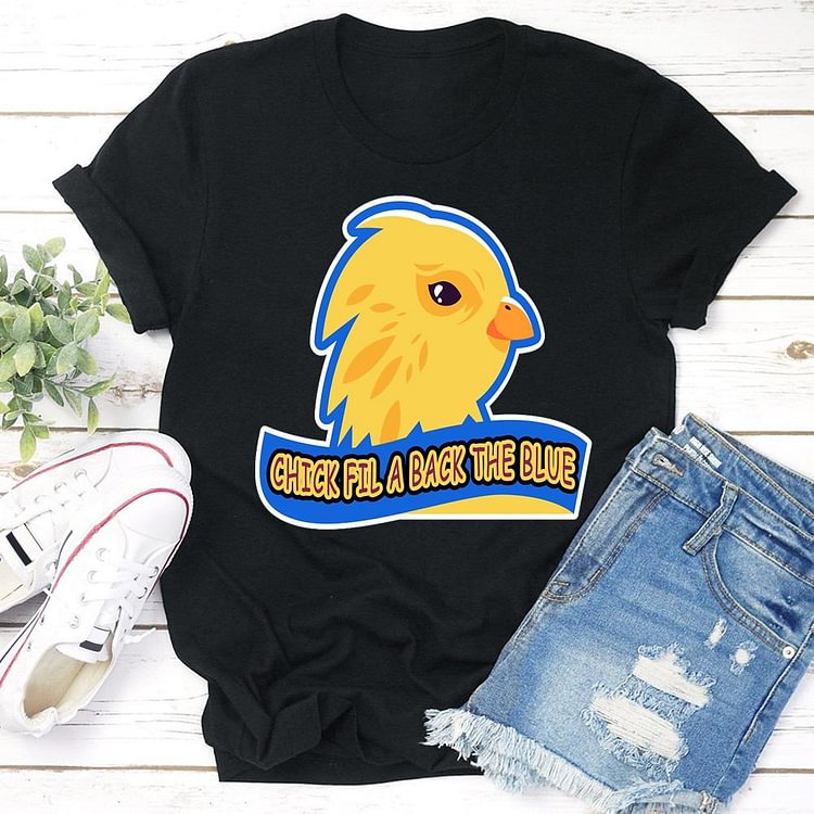 ANB - Chick Fil A Back The Blue   Retro Tee-04929