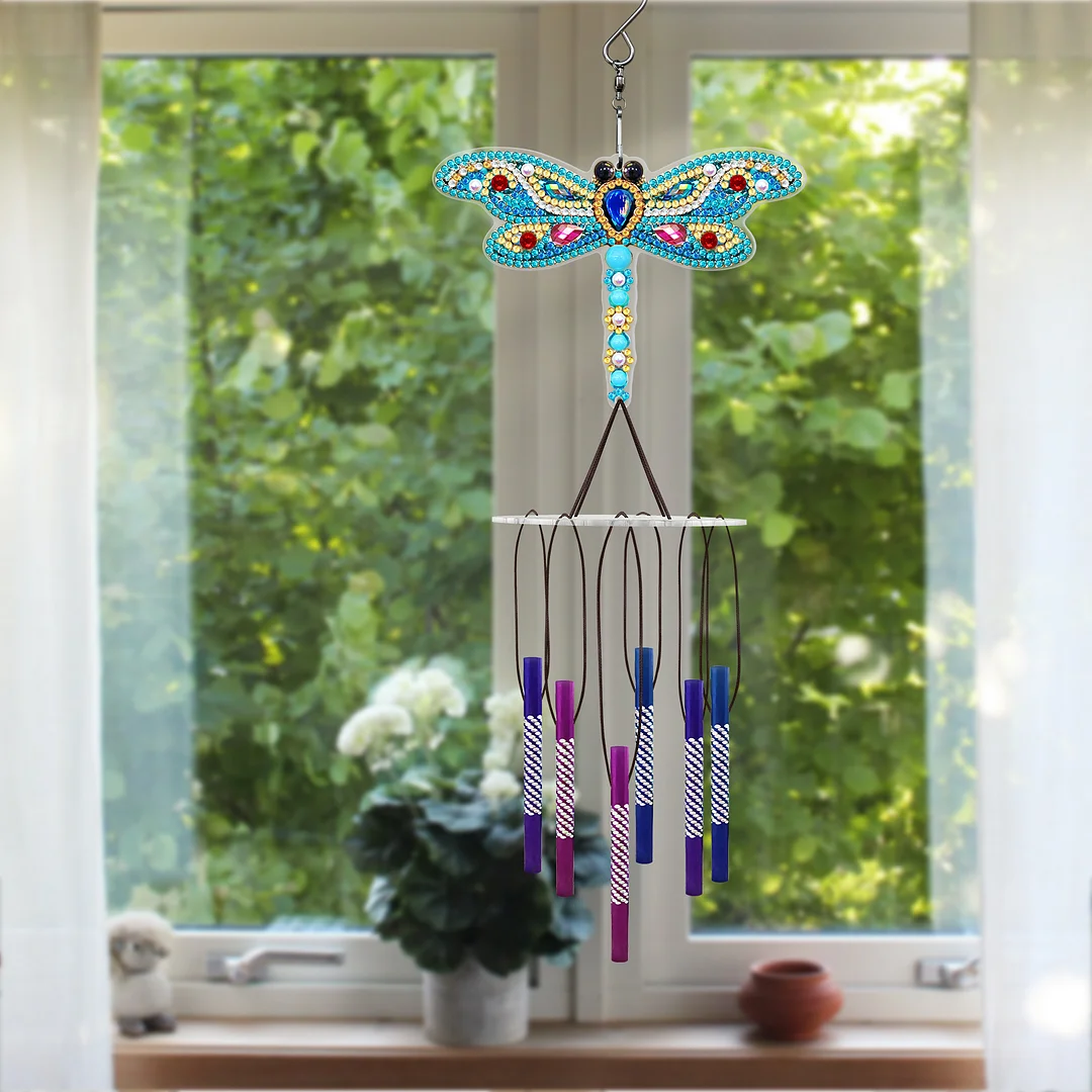 DIY Diamond Animal Wind Chime Pendant