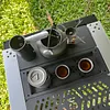 Carbon Steel Half Unit IGT Storage Box w/Storage Bag Tea Tray for Hiking Fishing