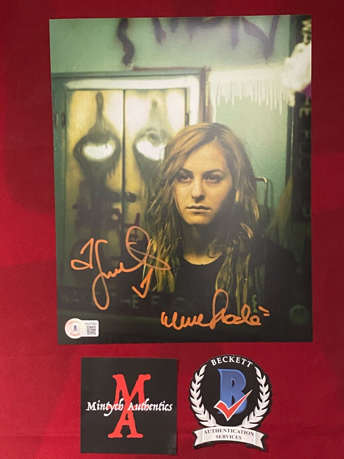 SCOUT TAYLOR-COMPTON AUTOGRAPHED SIGNED 8x10 Photo Poster painting! ROB ZOMBIE HALLOWEEN BECKETT