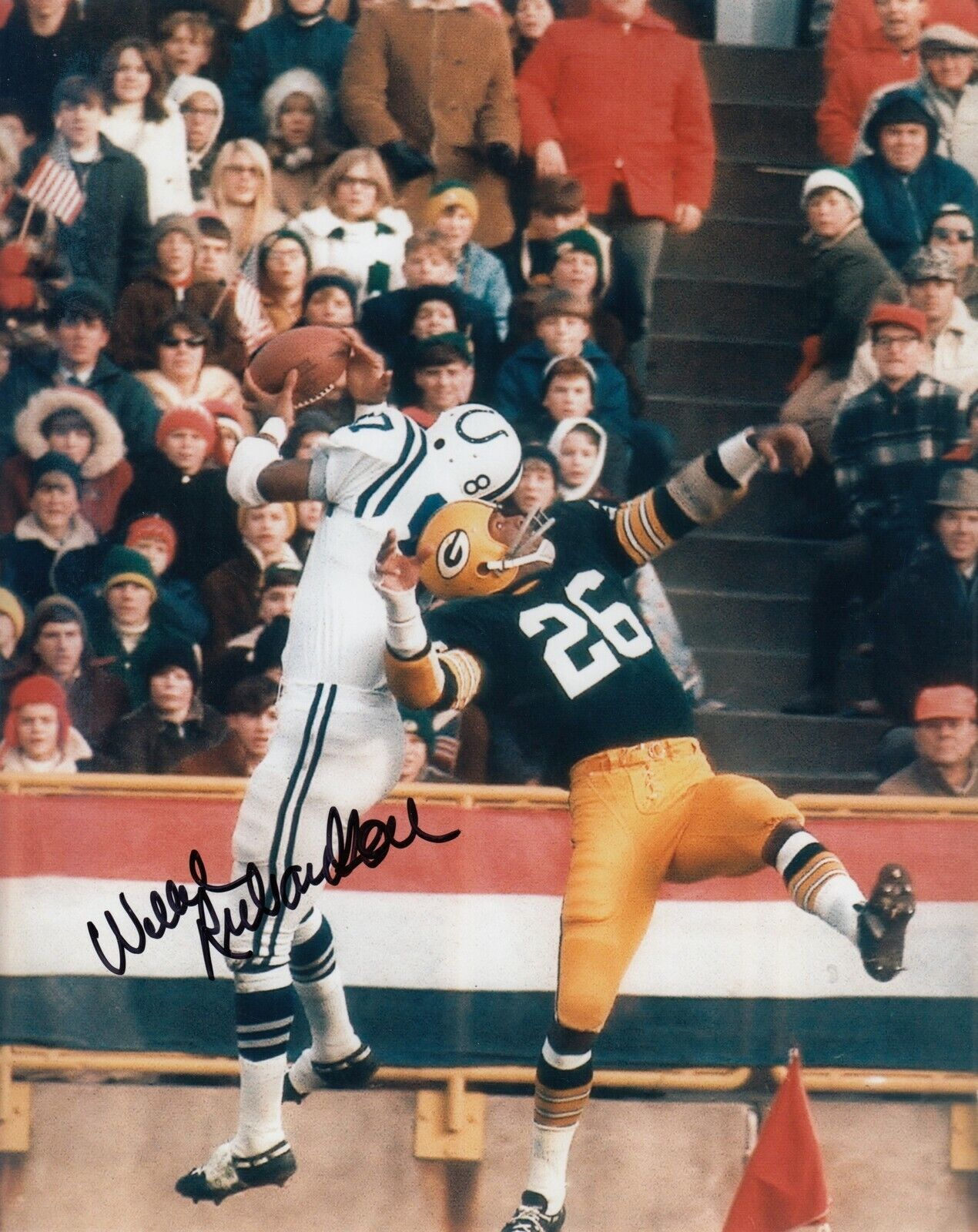 Willie Richardson #0 8x10 Signed Baltimore Colts 031719