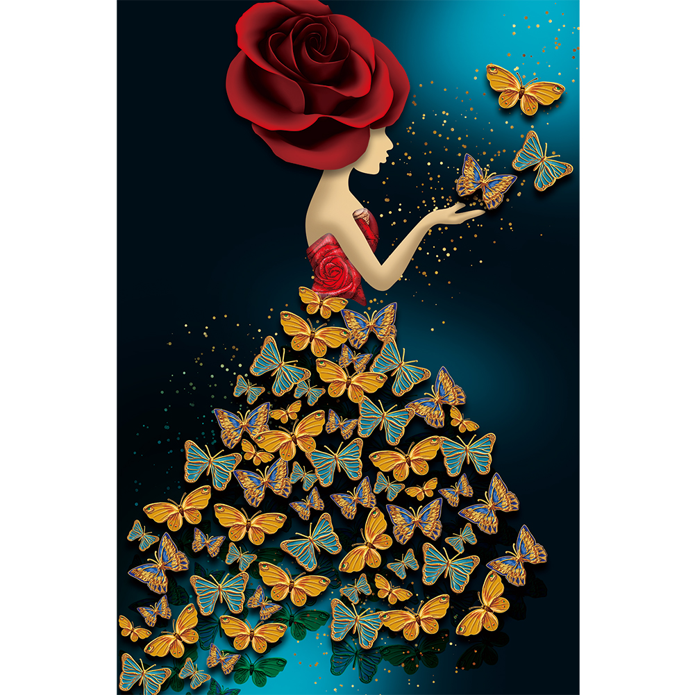 

Ballet Dancer - 11CT Stamped Cross Stitch - 50*70CM, 501 Original