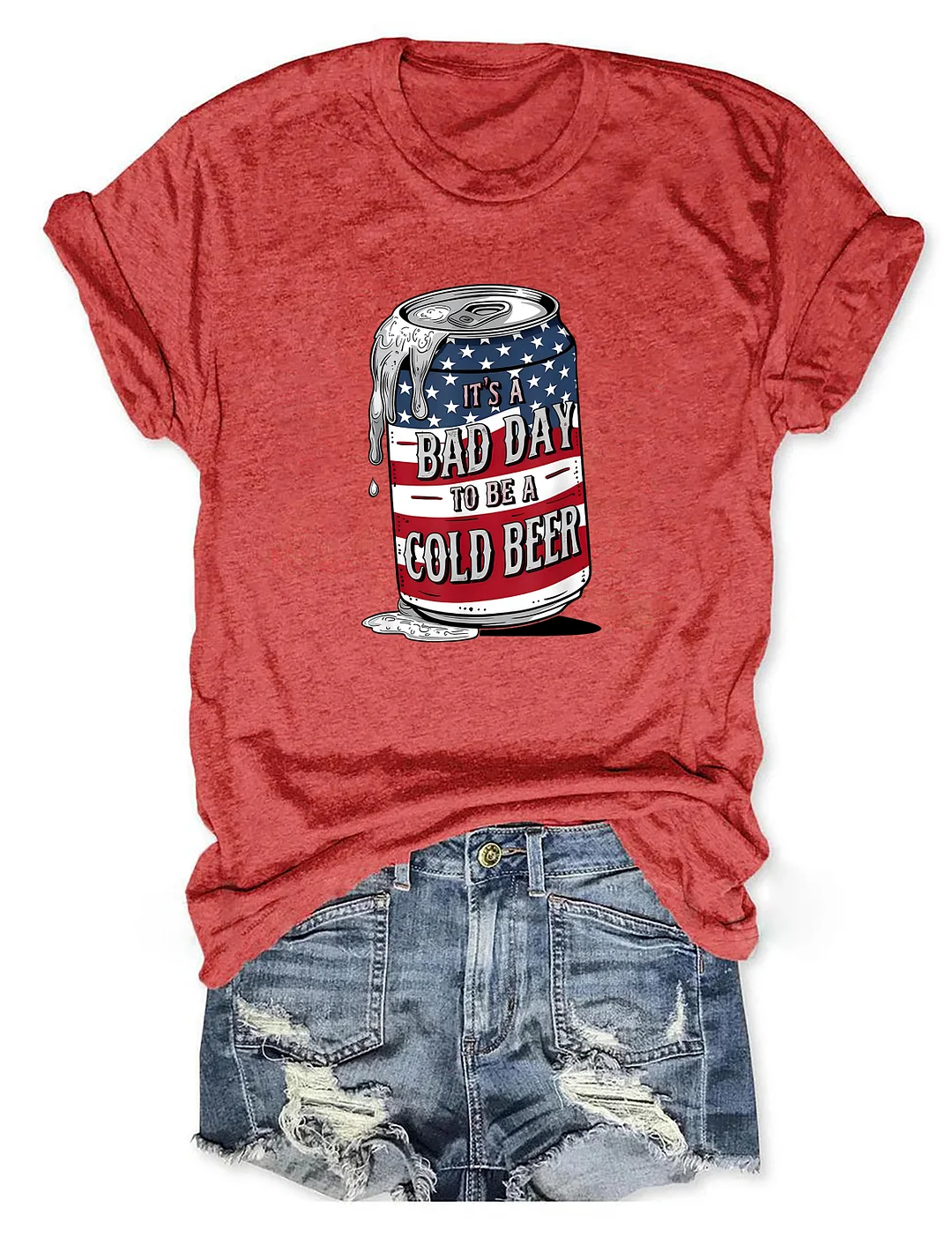  It's A Bad Day To Be A Cold Beer T-shirt