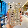2023 Luxury Diamond Crystal Square Case For iPhone