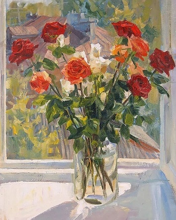 

Hybrid Tea Rose – Paint By Numbers - 40*50CM, 501 Original