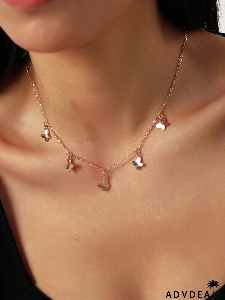 Butterfly Pendant Necklace