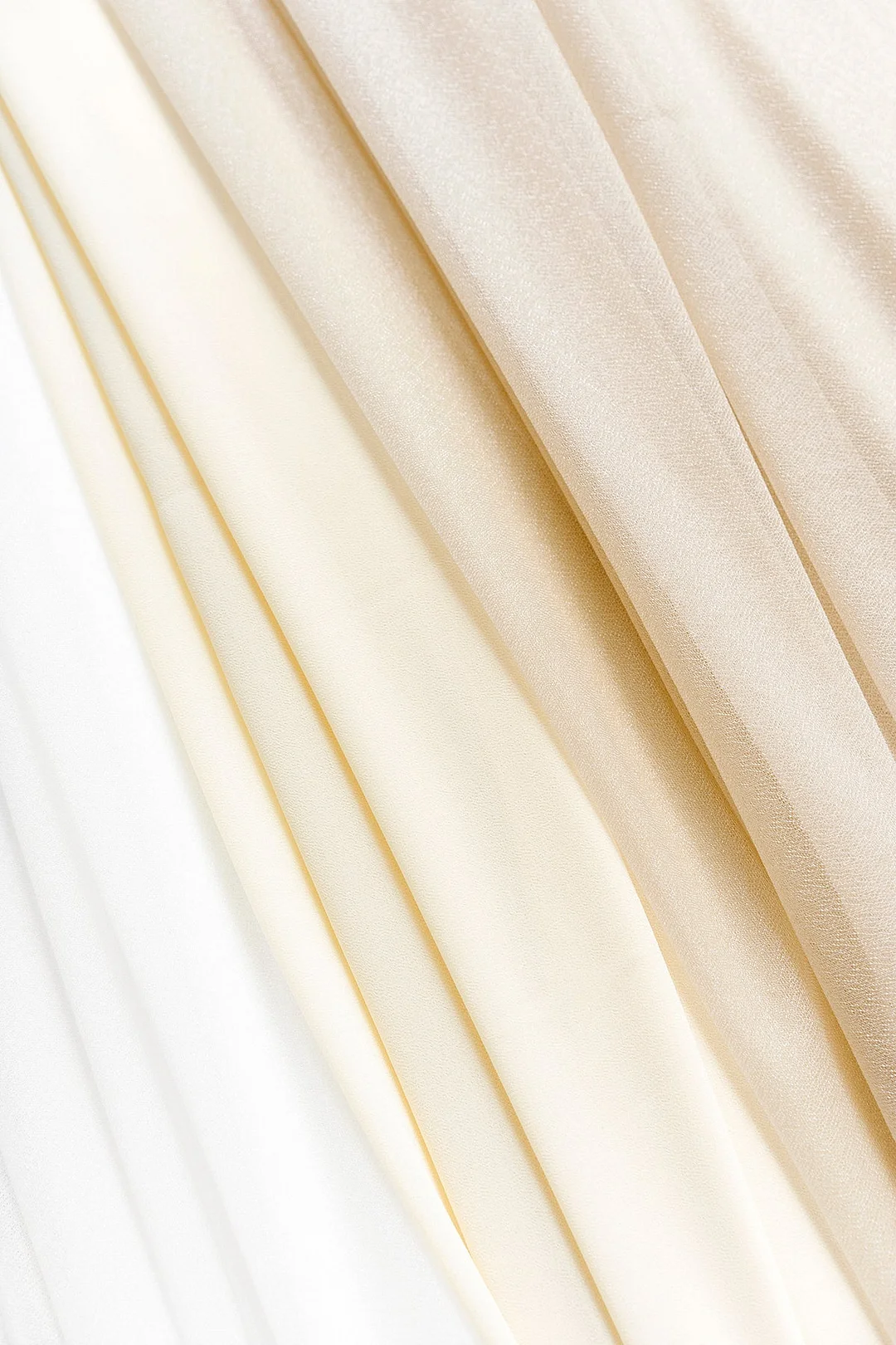 Sheer Wedding Arch Draping 30"w x 20ft  - Ombre Colors