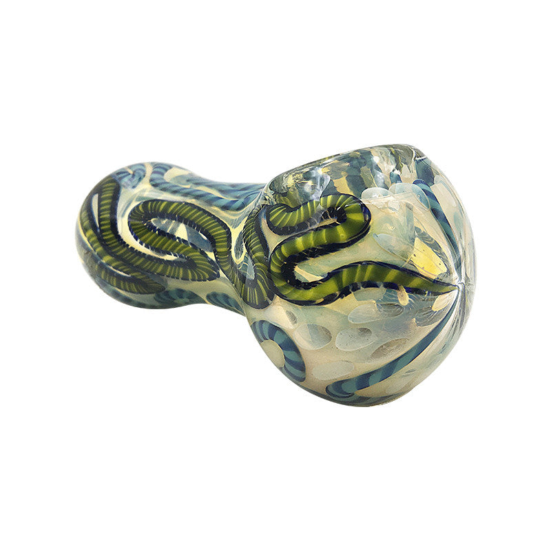 Cute Little Hand Pipe Glass Smoking Pipes Dry Herb Spoon Pipe