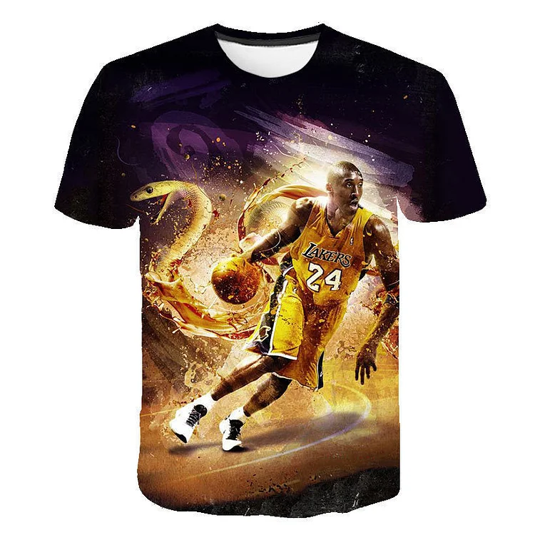 In Memory of Kobe T Shirt Kobe 3DT Shirt Short Sleeve