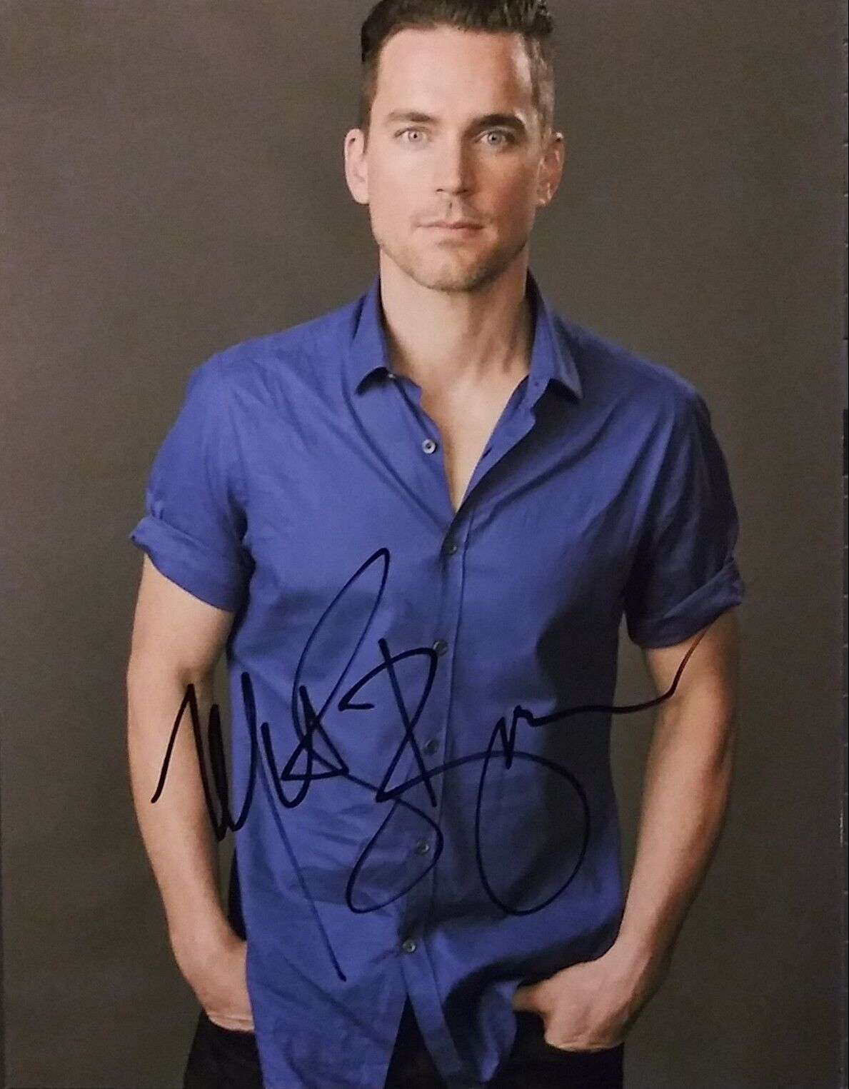 Matt Bomer signed 8 x 10