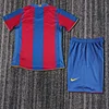 Joyfball 2007-2008 Kids Size Retro Barcelona Home Football Shirt 1:1 Thai Quality