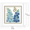 Partial Cross Stitch Kit July 14CT Counted DIY Needlework Decor (H429)(Brand)