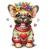 (Multi-Style)Dog-Partial Special Shaped Diamond Painting 30*30CM
