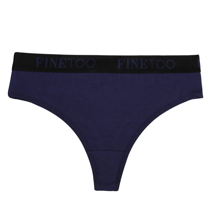 FINETOO Cotton Brazilian Panties Women M-XL Low-Rise Underwear Ladies Soft Underpants Female Panty Lingerie Cotton Panties 2021