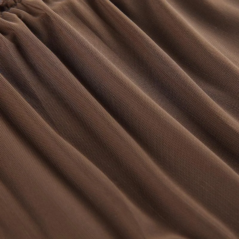 Mesh A-line Cake Skirt