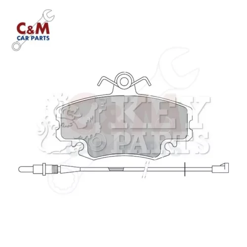 Dronehint Front Brake Pads Set for DACIA LOGAN from 2004 to 2023 - Key Parts Parts