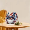 DIY Independence Day Gnome Diamond Painting Desktop Ornaments