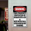 Warning - Vintage Metal Signs(12*16Inch) - Warning