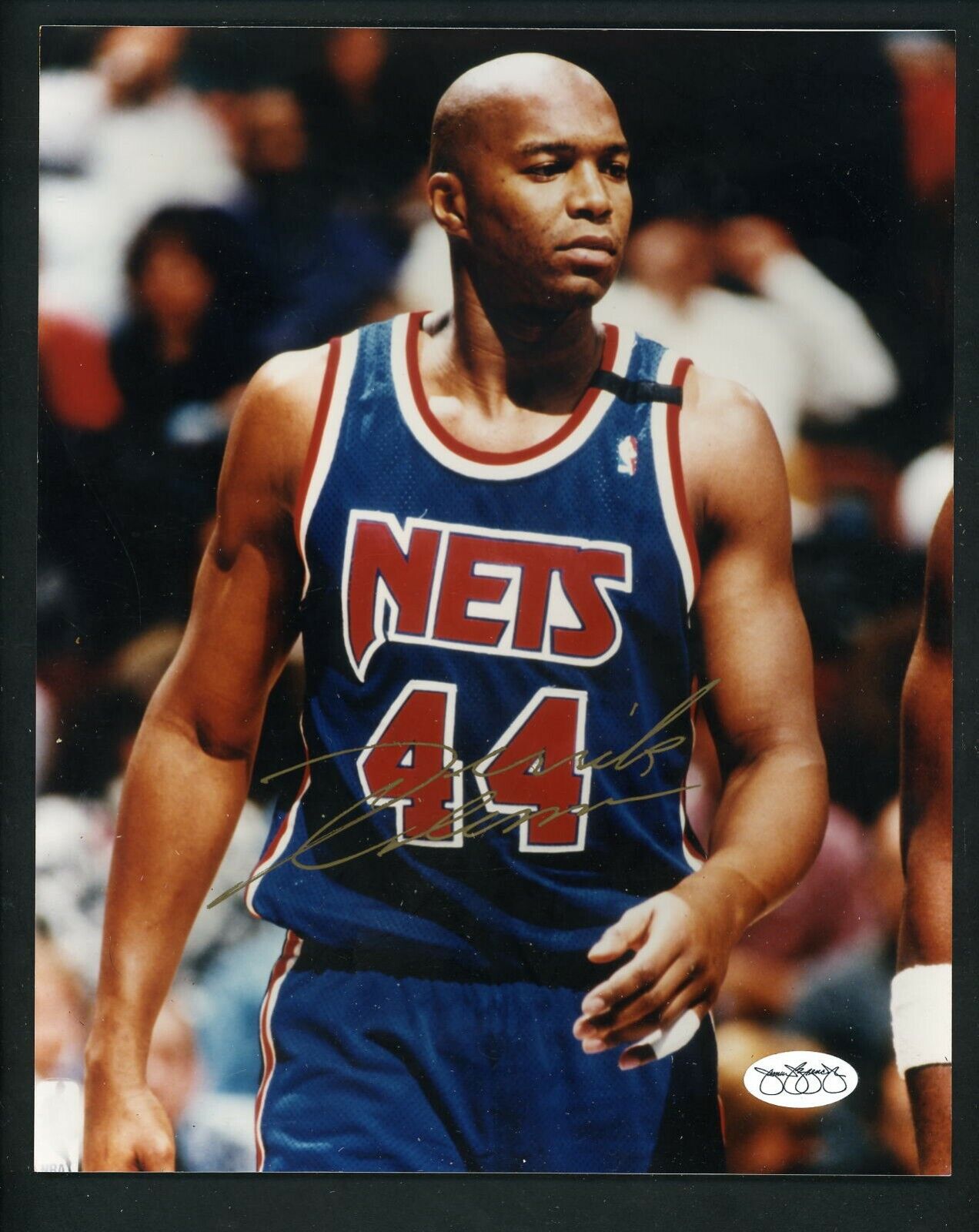 Derrick Coleman Signed 8 x 10 Photo Poster painting with JSA Authentication New Jersey Nets