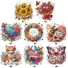 Mothers Day DIY Diamond Painting Acrylic Special Shape Pendant Hanging Kit
