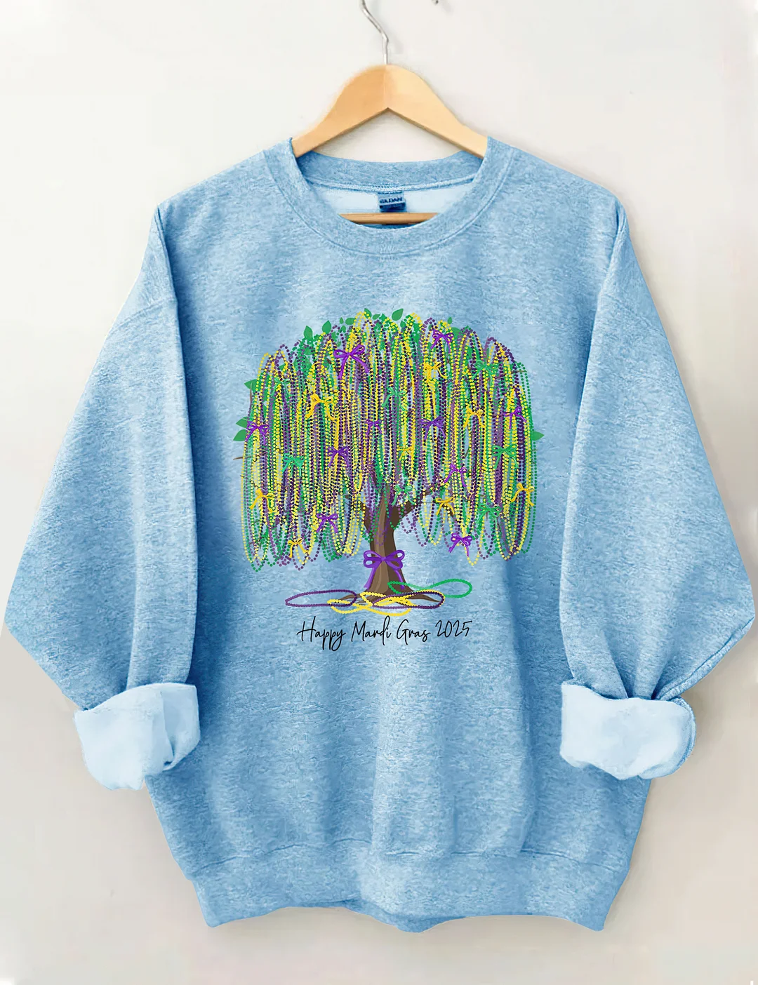 Mardi Gras Tree Sweatshirt