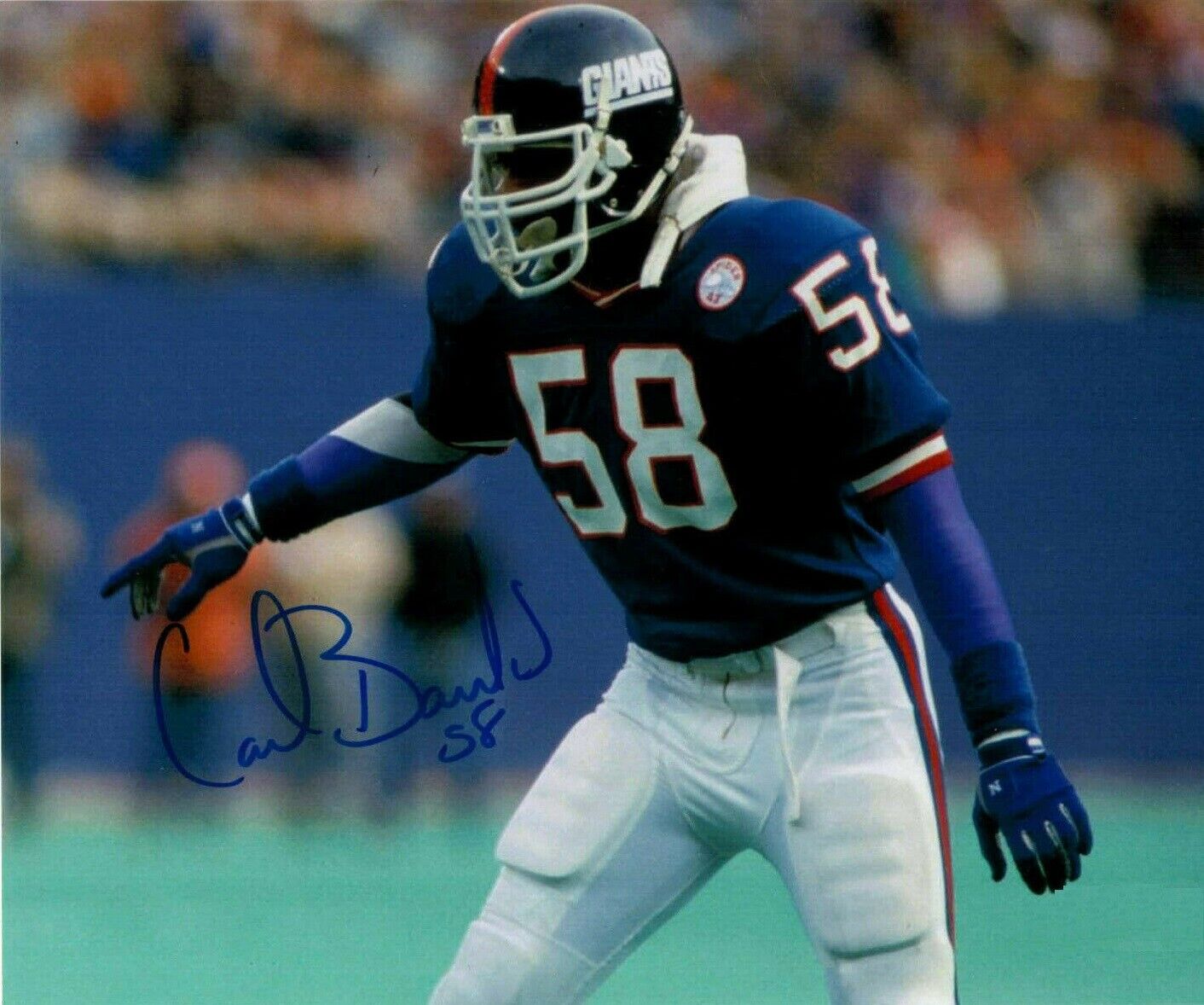 Carl Banks Autographed Signed 8x10 Photo Poster painting ( Giants ) REPRINT