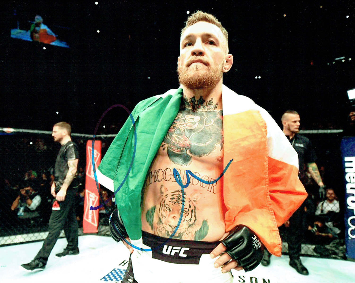 Conor McGREGOR Signed 10x8 Autograph RARE Photo Poster painting AFTAL COA MMA UFC The Notorious