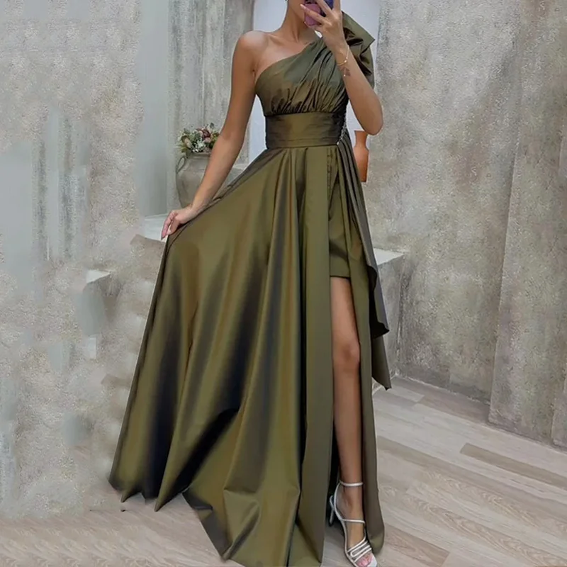 Brownm Brownm New Ladies Elegant Dress Autumn Fashion Loose Dress