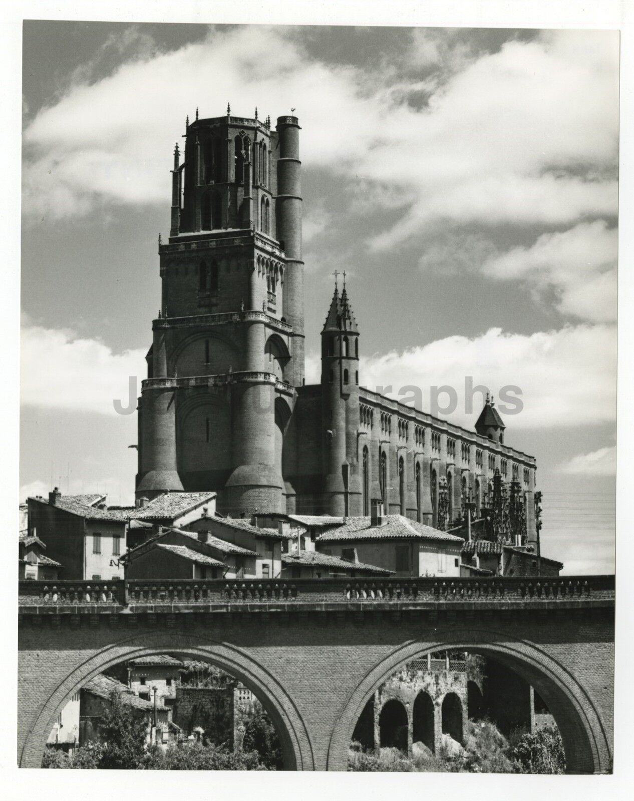 Albi French Cathedral - Vintage 8x10 Publication Photo Poster paintinggraph - France