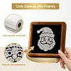 12Pcs DIY Pearl Painting Christmas for Home Wall Decor(15x15cm)