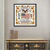 250th Anniversary US Independence-Partial 11CT Stamped Cross Stitch 36*36cm tapestrymarket
