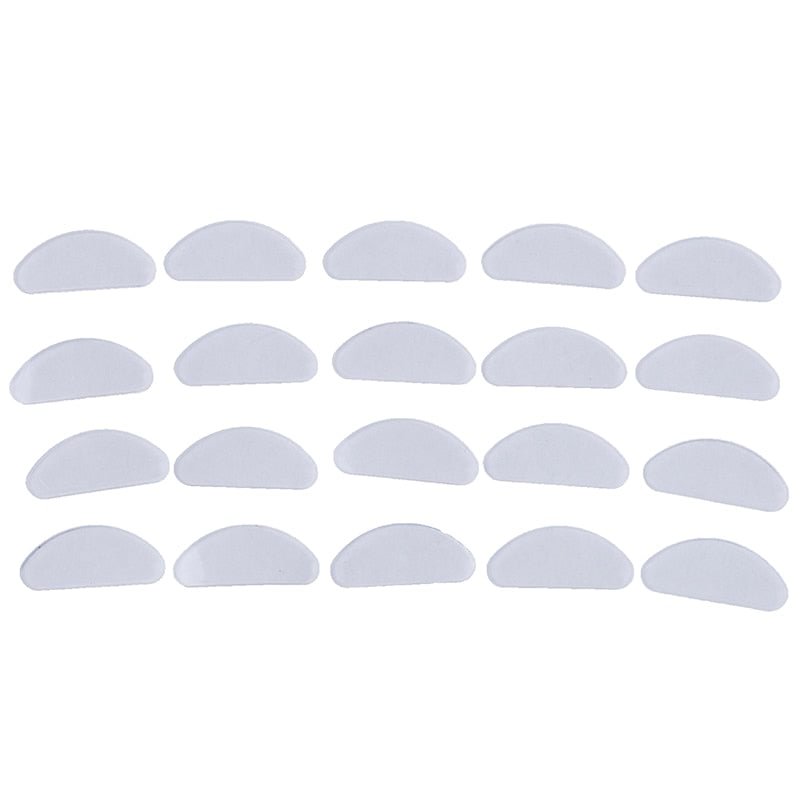 10 Pcs Glasses Nose Pads Adhesive Silicone Nose Pads Non-slip White Thin Nosepads for Glasses Eyeglasses Sunglasses