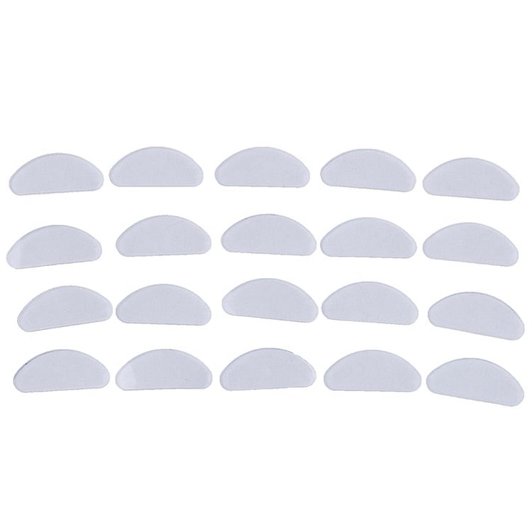 10 Pcs Glasses Nose Pads Adhesive Silicone Nose Pads Non-slip White Thin Nosepads for Glasses Eyeglasses Sunglasses