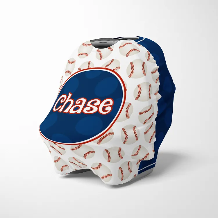 Personalized  Sports Baby Car Seat Canopy| Canopyl26
