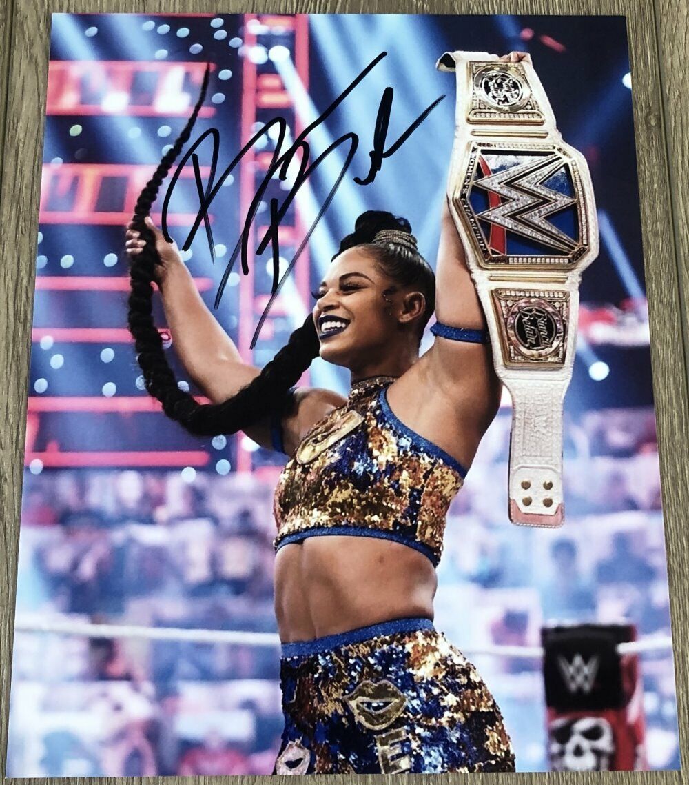 BIANCA BELAIR SIGNED AUTOGRAPH WWE RAW EST 8x10 Photo Poster painting E w/PROOF