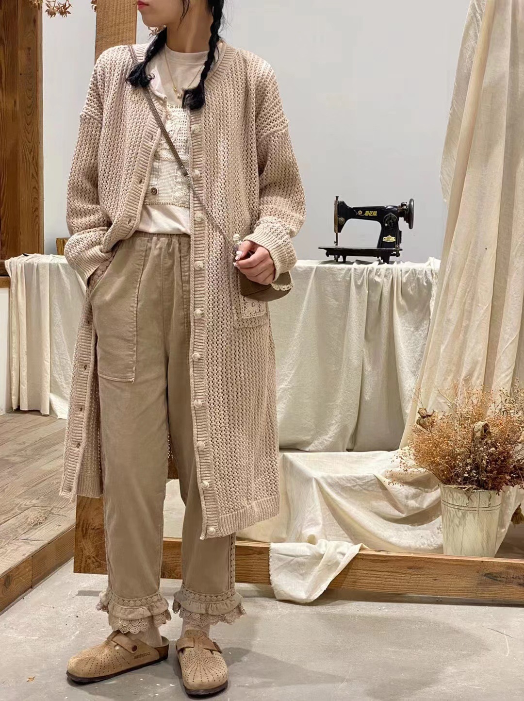 Chicfifth Sweater Women Winter Long Sleeve High Quality Autumn Vintage Top Knitted Cardigan