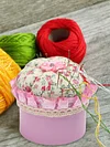 Round Pin Cushion DIY Handcraft Needles Holder Sewing Accessories for DIY Crafts