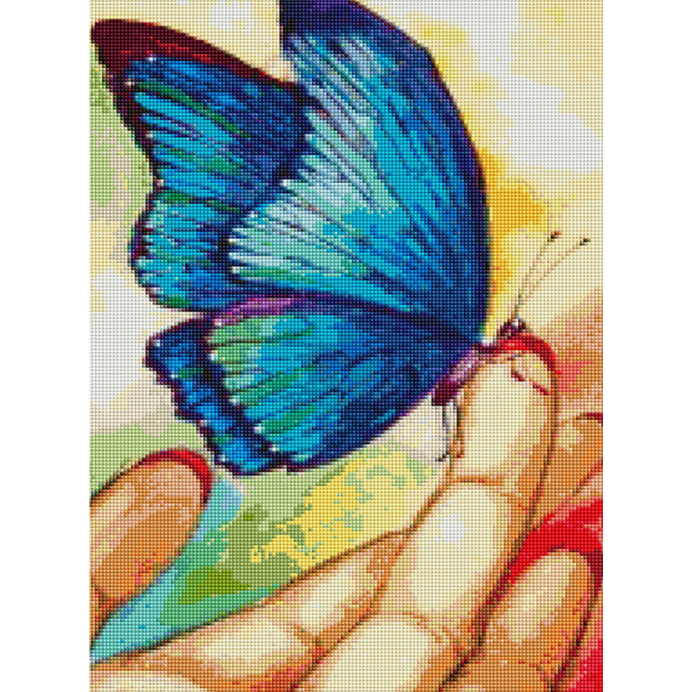 

40*50CM - Square Drill Diamond Painting - Butterfly, 501 Original