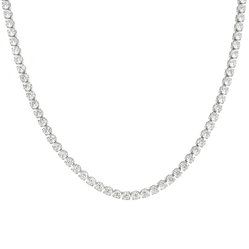 Affordable Luxury Style Geometric 304 Stainless Steel Zircon Tennis Bracelet In Bulk