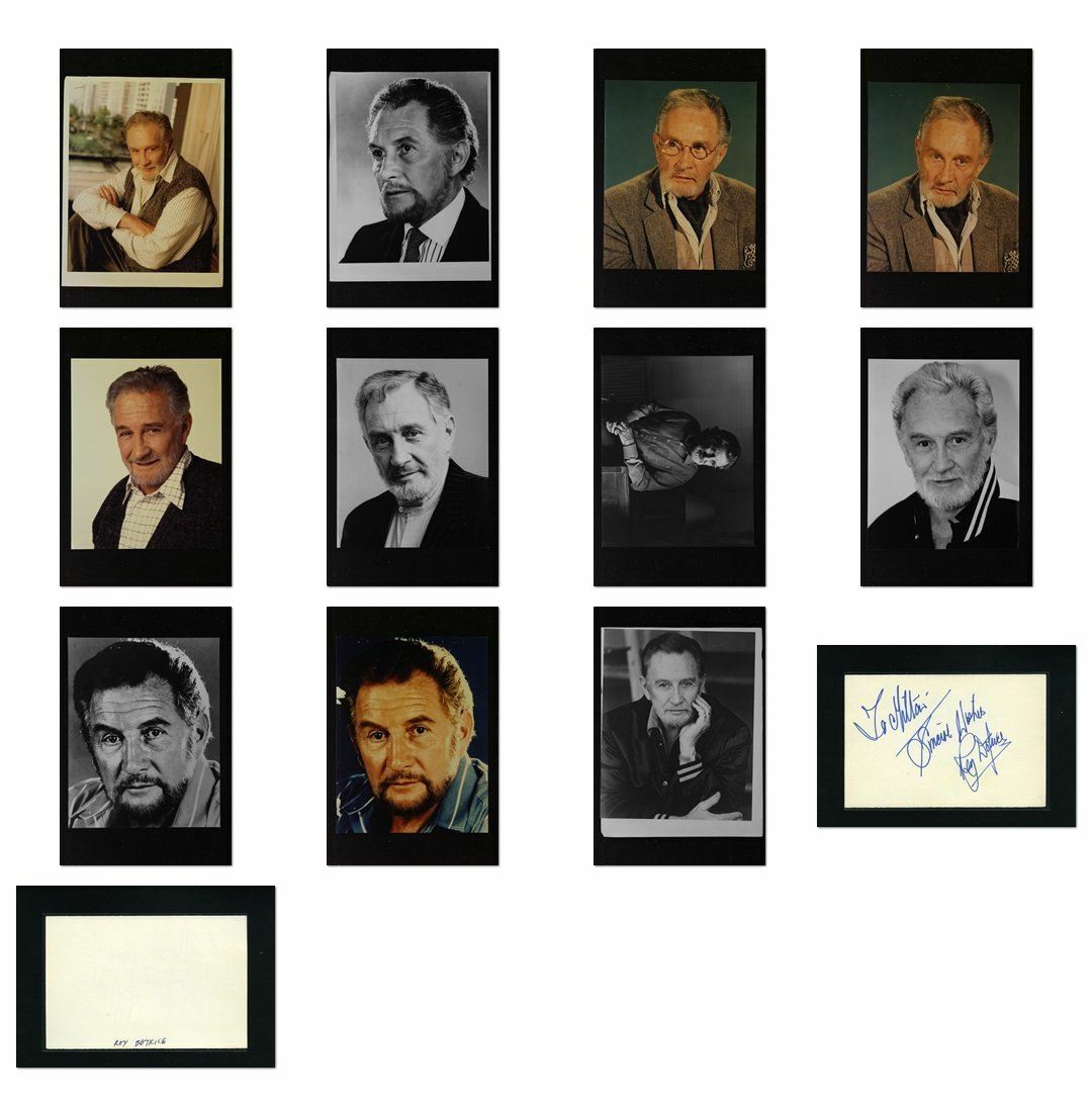 Roy Dotrice - Signed Autograph and Headshot Photo Poster painting set - Amadeus