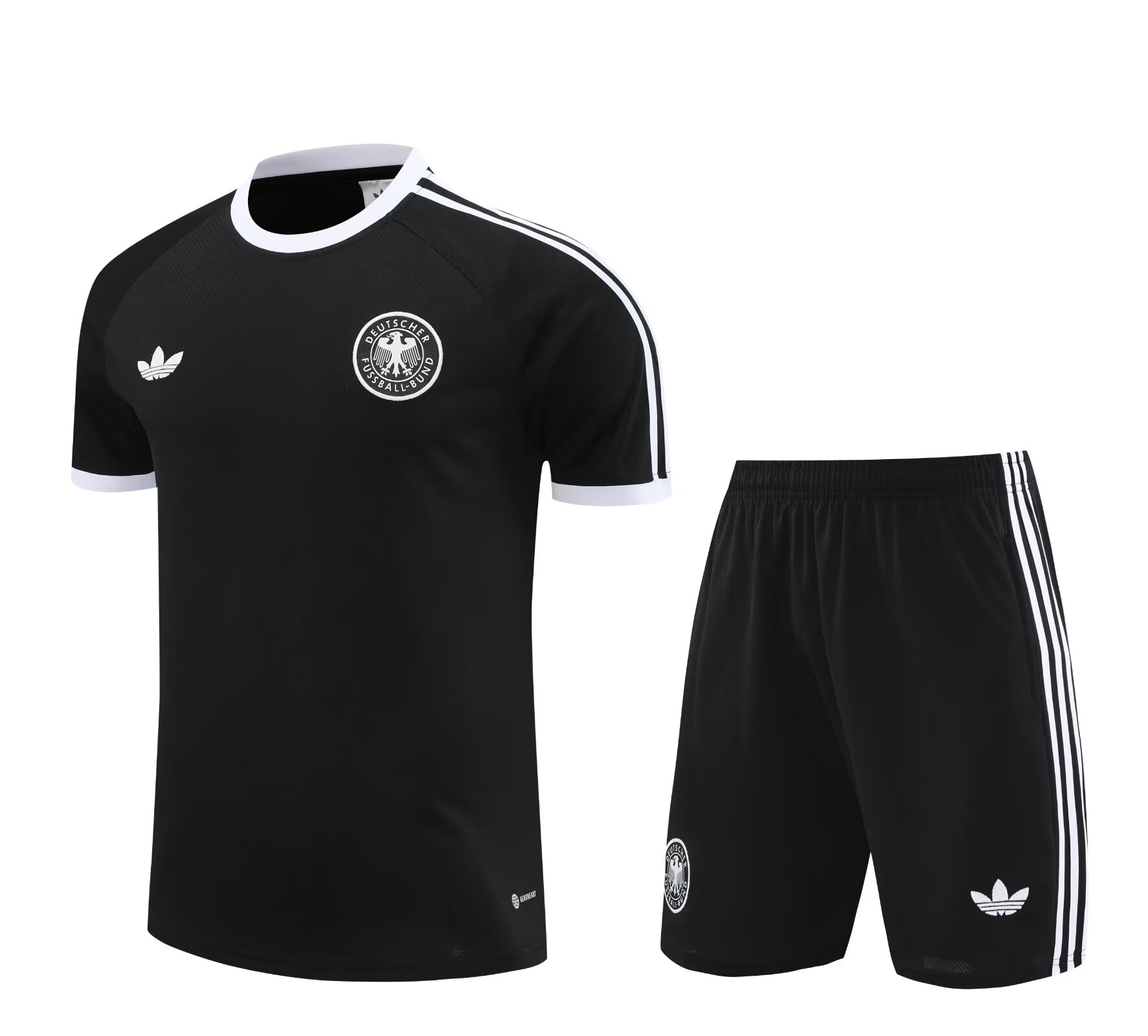 2024 Germany Training Kit Black Men's Football T-Shirt Thai Quality