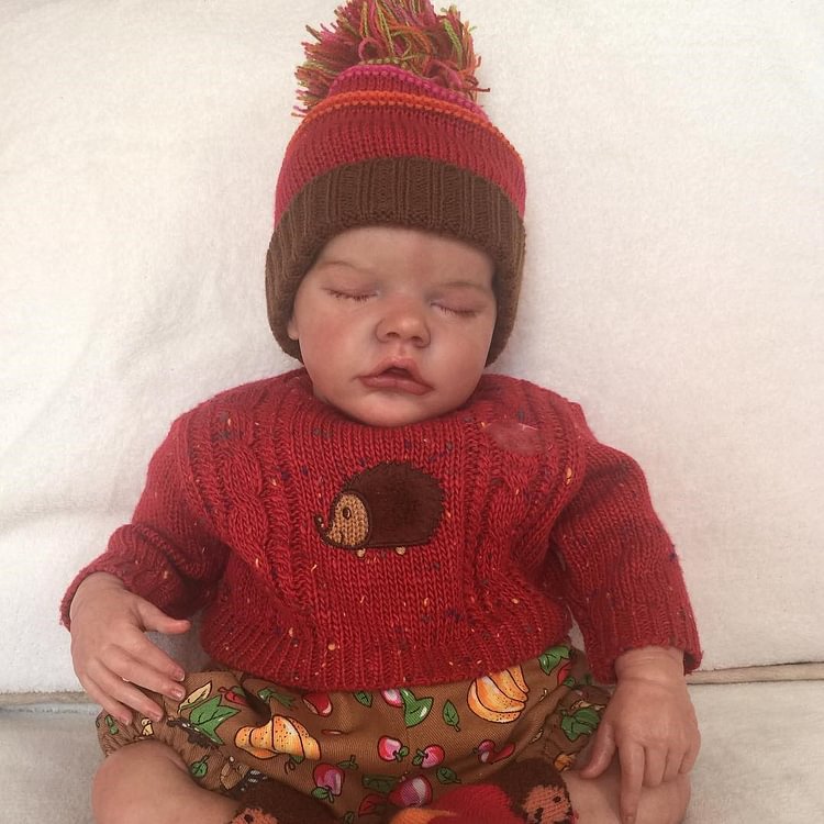  [Holiday Gift] 17"Cute Lifelike Handmade Silicone Sleeping Reborn Toddlers Baby Doll Clara - Reborndollsshop.com®-Reborndollsshop®