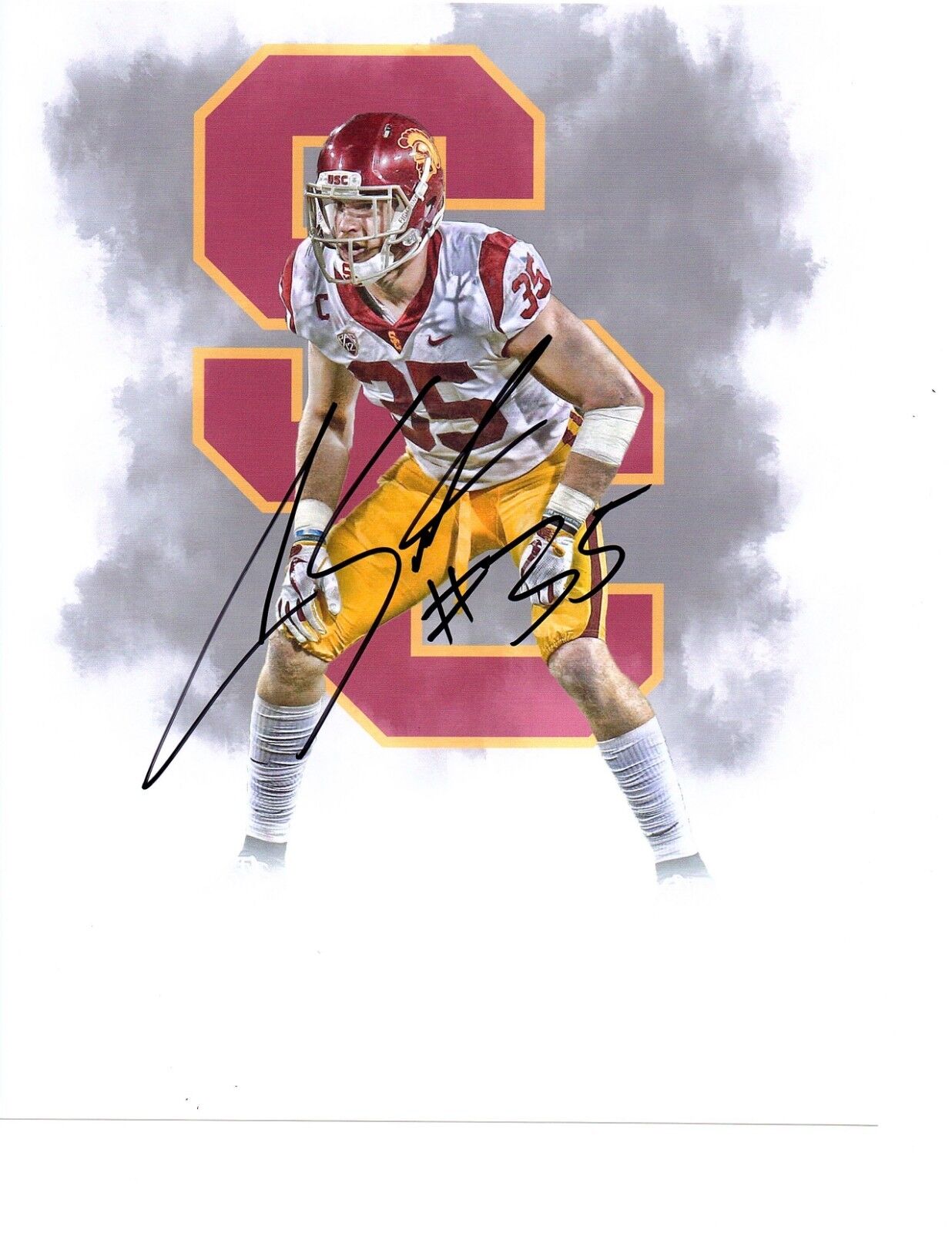 Cameron Smith USC Trojans signed autographed 8x10 football Photo Poster painting b