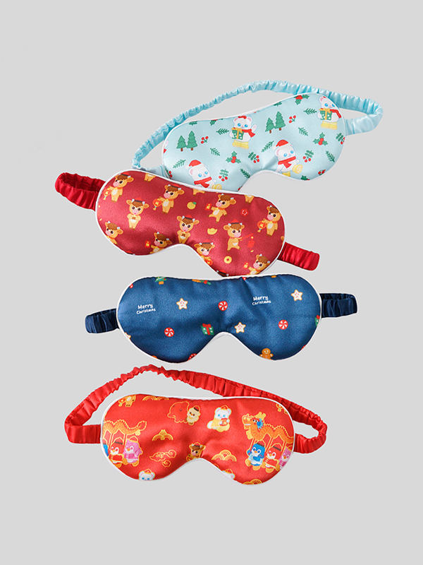 Silk Eyemask For Kid Kartoon Style-Real Silk Life