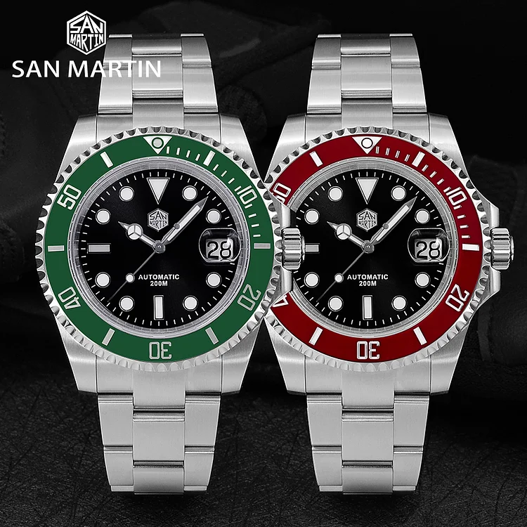 San Martin Sub 41mm Water Ghost SN019 PT5000 SW200