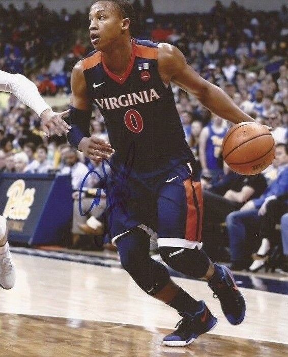 Devon Hall signed Virginia Cavaliers 8x10 Photo Poster painting autographed UVA 5