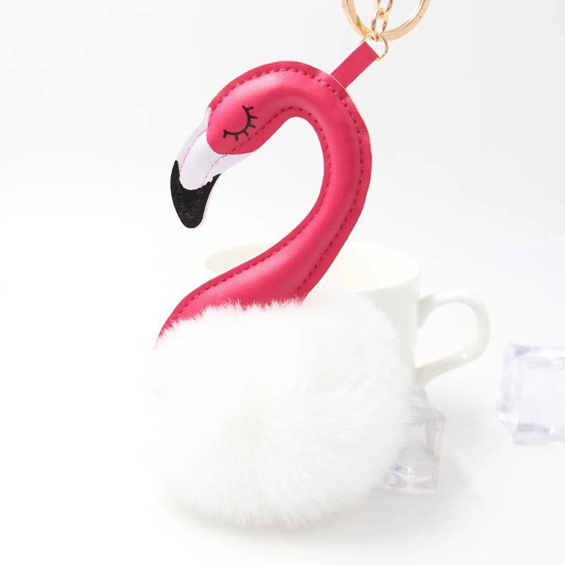 Plush Flamingo Bag Charms