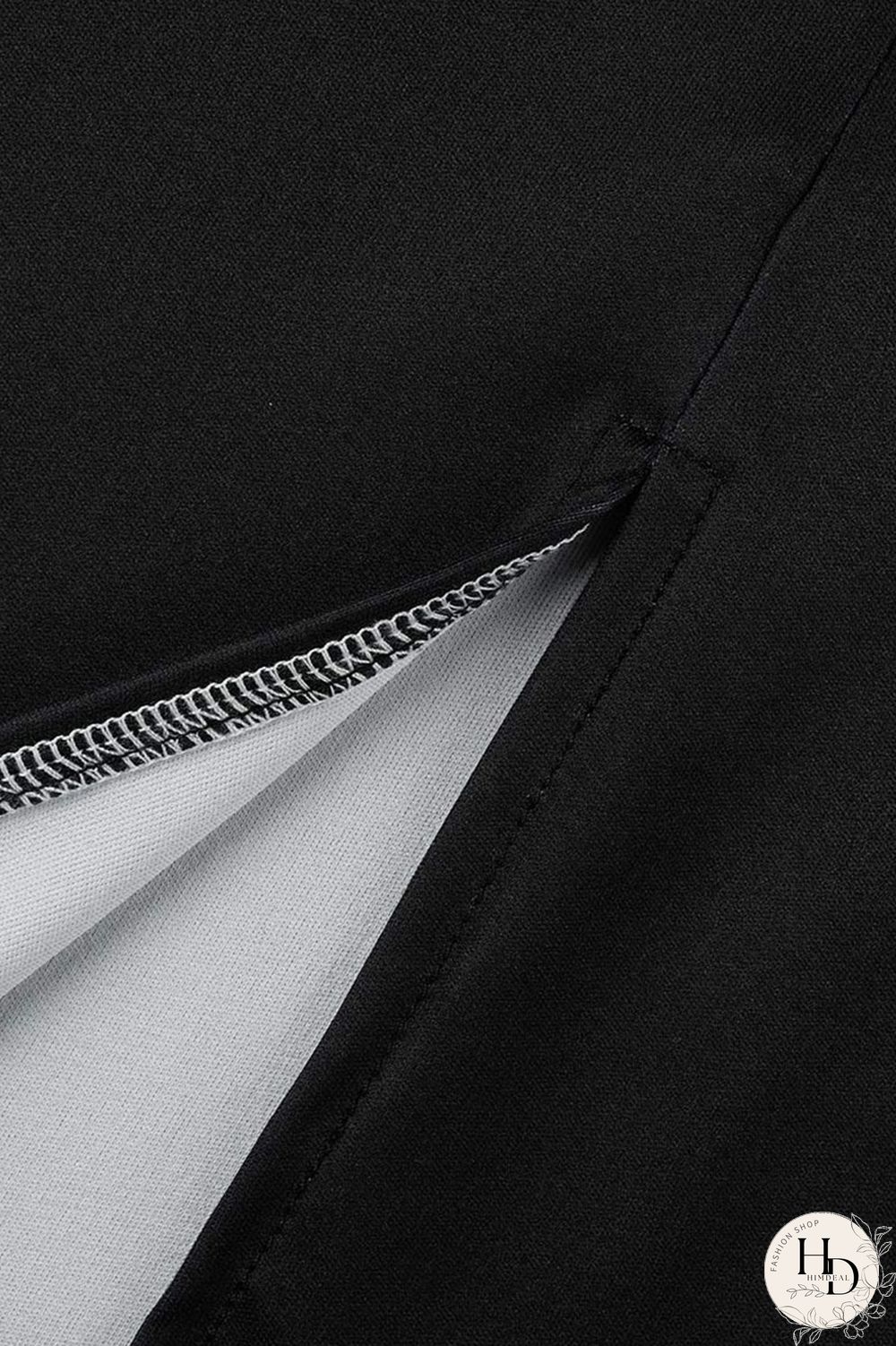 Black Casual Print Patchwork O Neck Long Sleeve Two Pieces