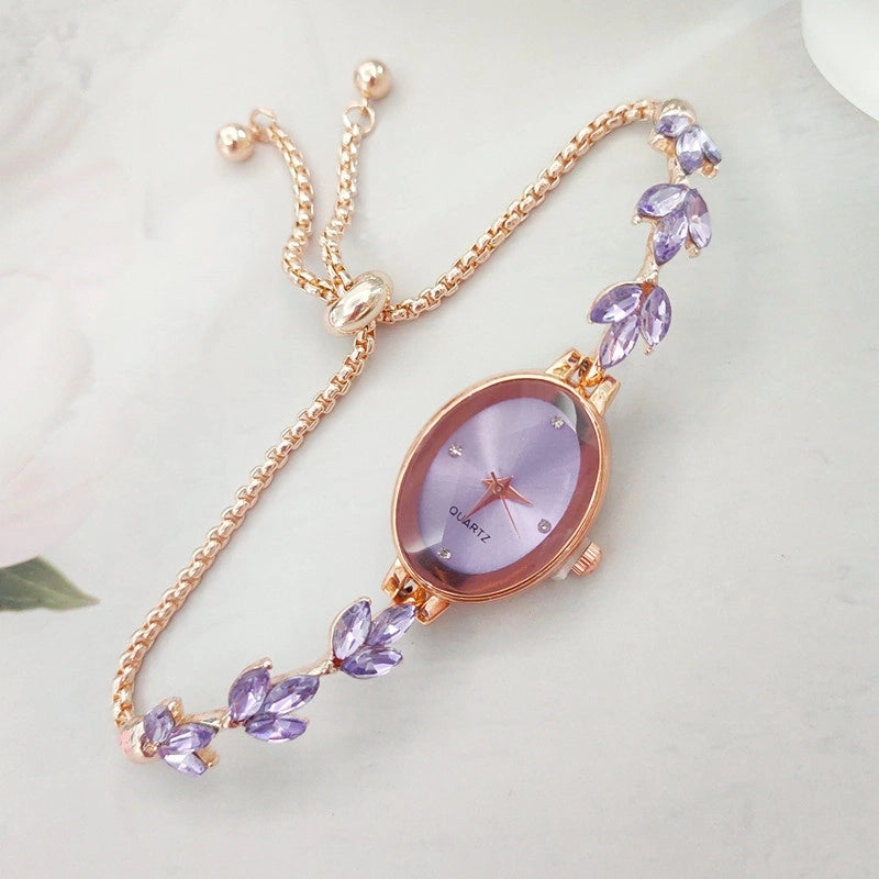 Minimalist Commute Solid Color Buckle Quartz Watch Women’s Watches