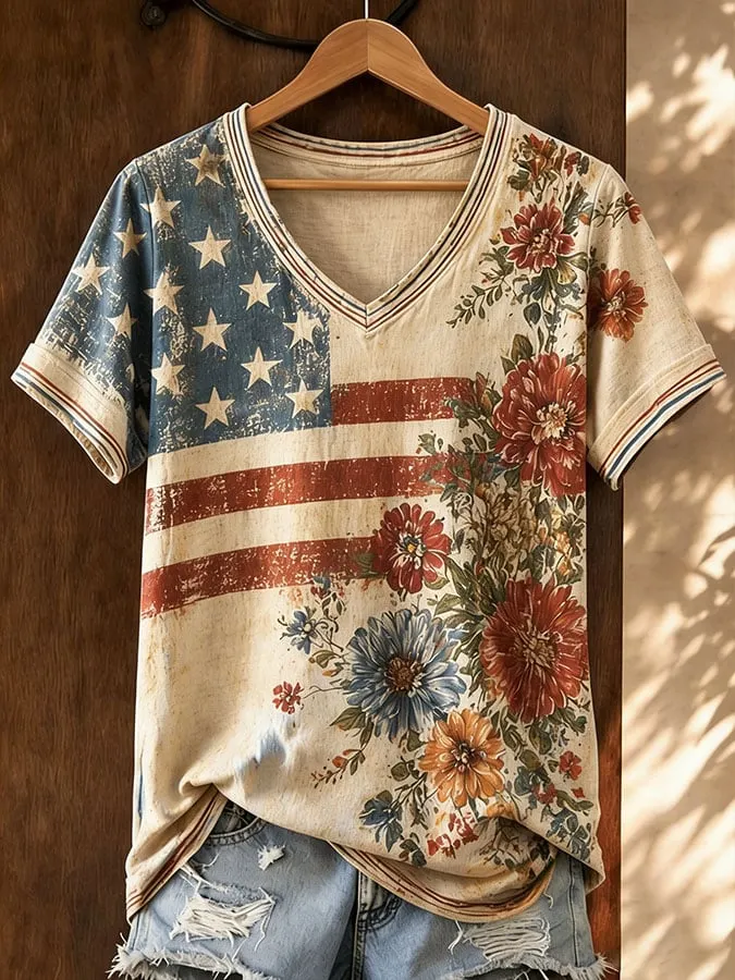 Women's Casual Printed T-shirt 